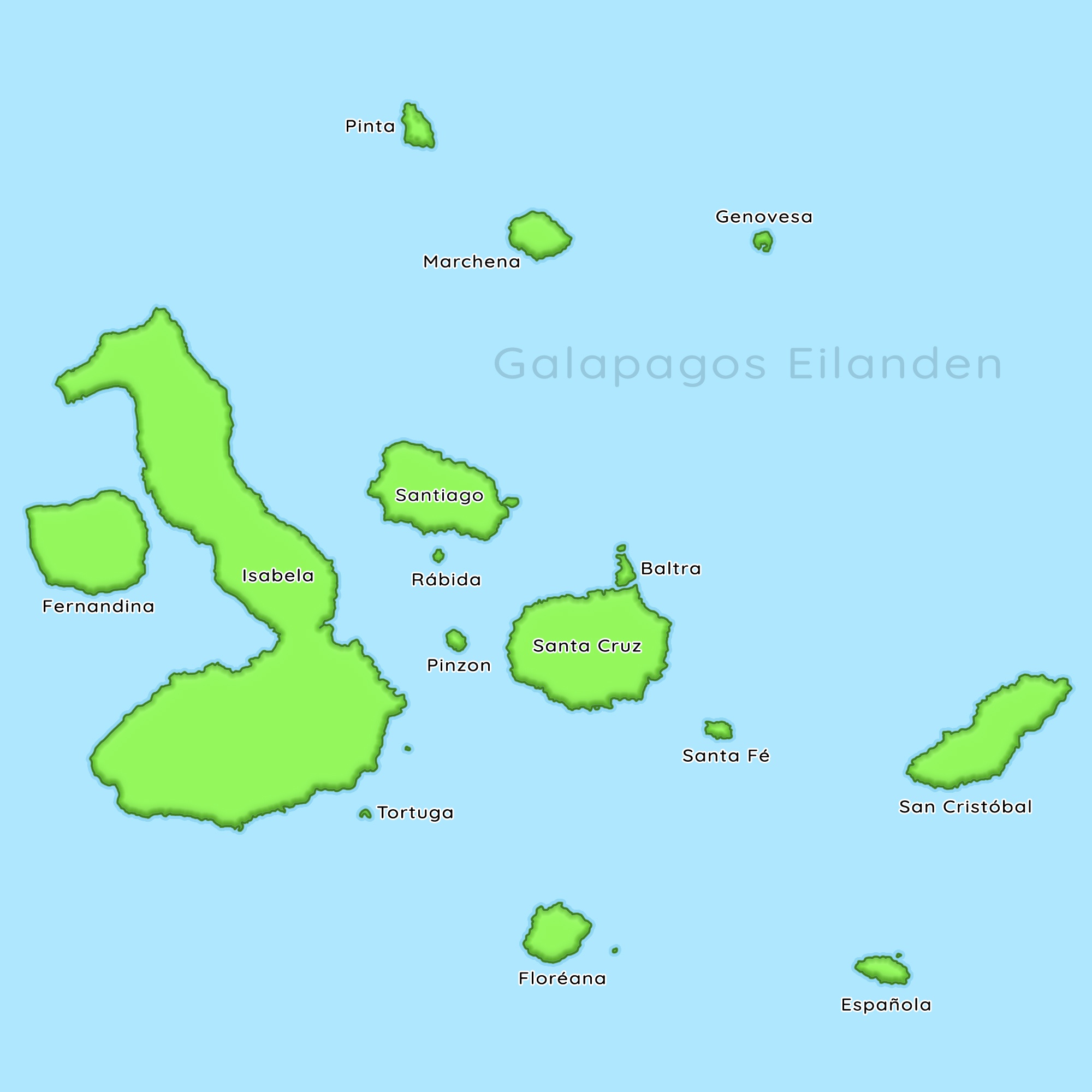 Galapagos map